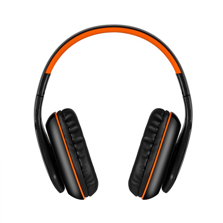 KOTION EACH B3506 Bluetooth Headphone Foldable Gaming Headset with Mic - Black / Orange-4