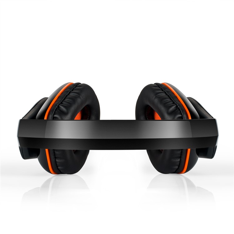 KOTION EACH B3506 Bluetooth Headphone Foldable Gaming Headset with Mic - Black / Orange-5