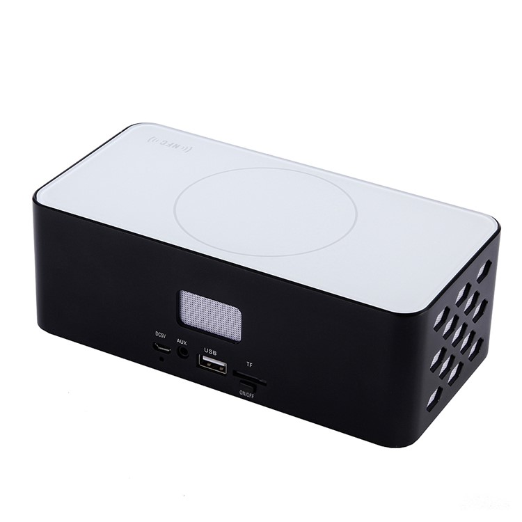 JKR KR-8200 NFC Light Sensitive Touch Button Wireless Bluetooth V2.1 Speaker Support TF Card - Black-2