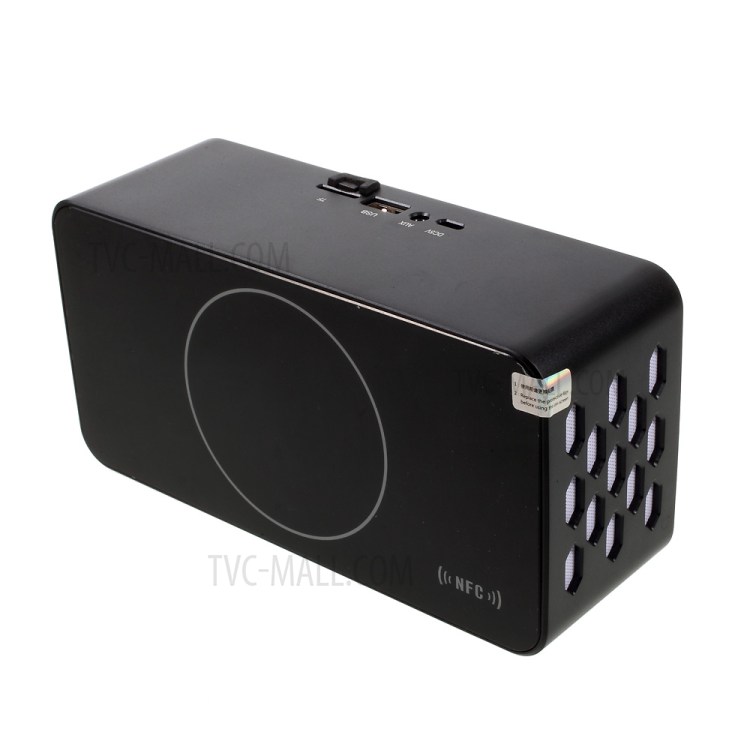 JKR KR-8200 NFC Light Sensitive Touch Button Wireless Bluetooth V2.1 Speaker Support TF Card - Black-5