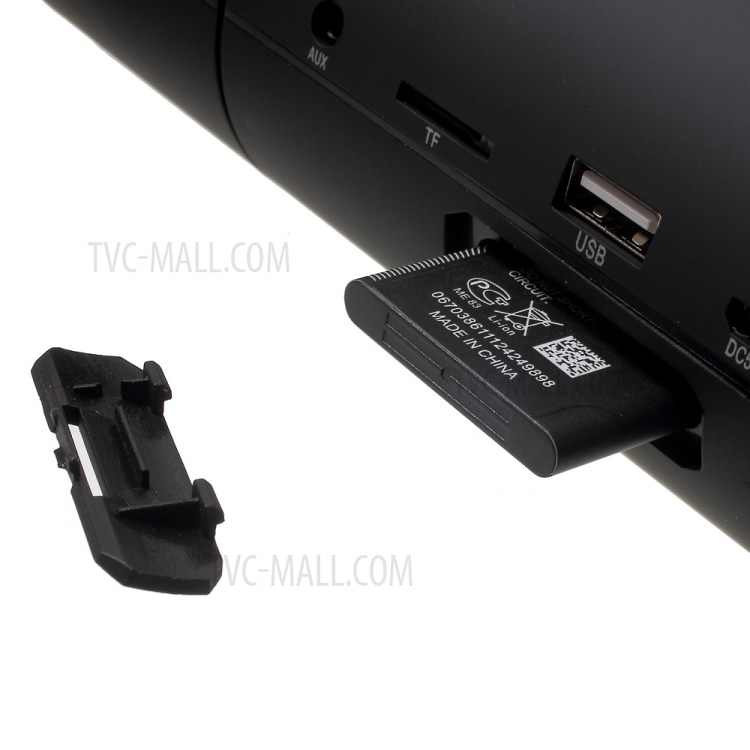 JKR-8800A NFC 3D Sound Bluetooth Speaker, Support USB/TF/Aux/Radio - Black-10