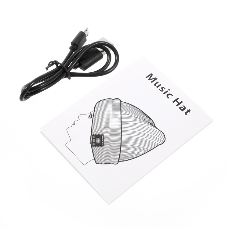 Winter Outdoor Bluetooth 3.0 Wireless Smart Beanie Knit Headphone Speaker Music Hat with Mic - Black-9