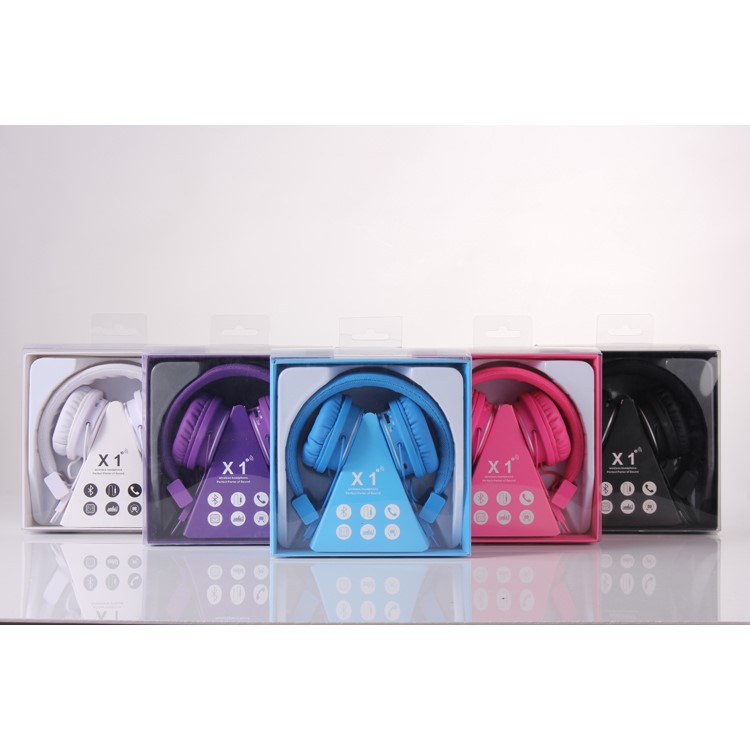 ROMIX X1 Bluetooth Wireless Headphone Headset with Microphone - Rose-7