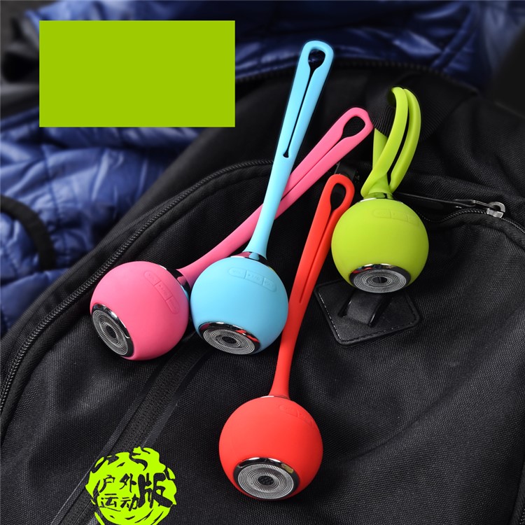 Outdoor Waterproof Sports Bicycle Wireless Bluetooth Speaker Support TF Card with Silicone Strap - Red-1