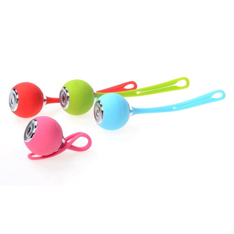 Outdoor Waterproof Sports Bicycle Wireless Bluetooth Speaker Support TF Card with Silicone Strap - Red-6