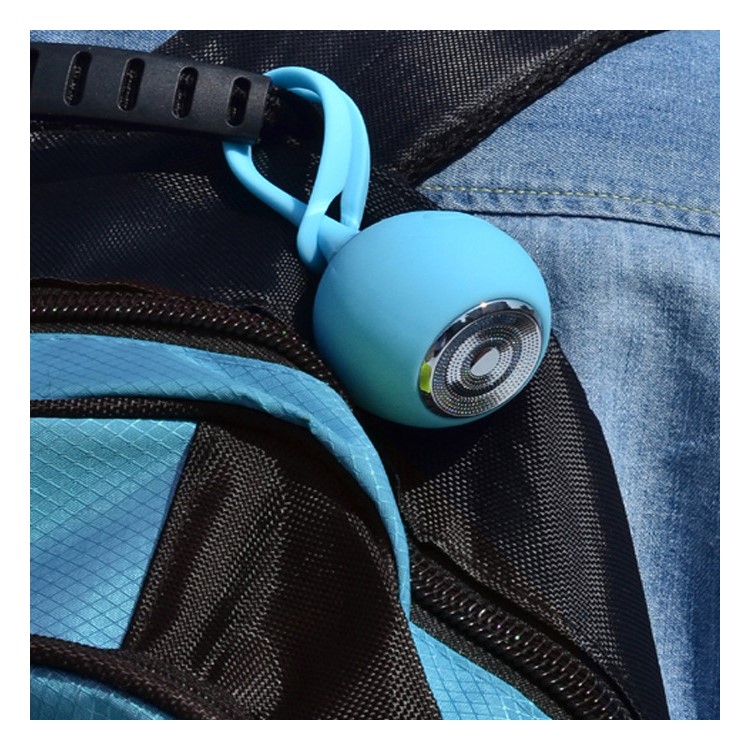 Outdoor Waterproof Sports Bicycle Wireless Bluetooth Speaker Support TF Card with Silicone Strap - Red-9
