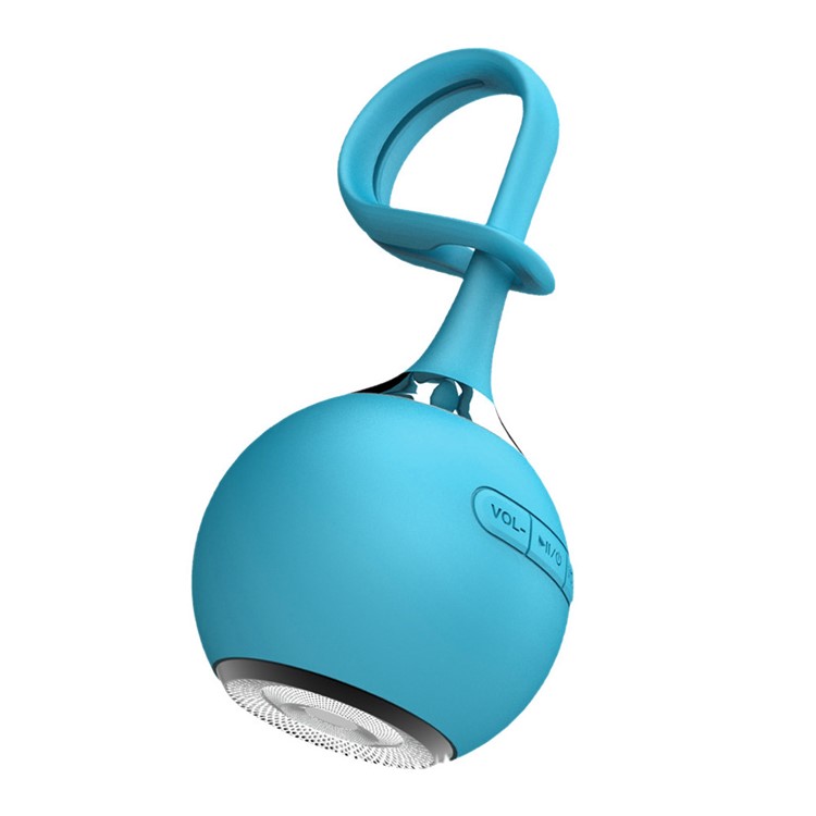 Outdoor Waterproof Sports Bicycle Speaker Wireless Bluetooth Support TF Card with Silicone Strap - Blue-5