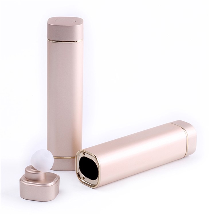 K1 Mini 2-In-1 Bluetooth Single Headset with Mic + USB Cellphone Power Bank - Rose Gold-7