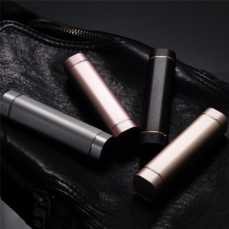 K1 Mini 2-In-1 Bluetooth Single Headset with Mic + USB Cellphone Power Bank - Rose Gold-9