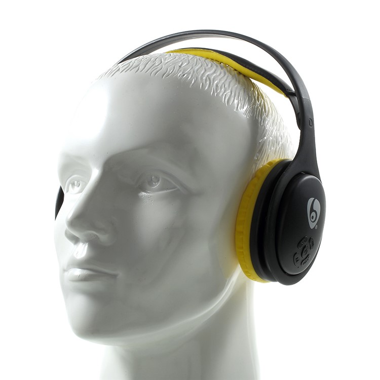 OVLENG Over-ear Mega Bass Bluetooth 4.1 Headset Support Microphone /TF Card/FM MX555 (CE,RoHS) - Black / Yellow-10