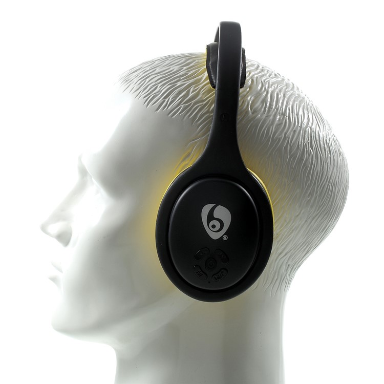 OVLENG Over-ear Mega Bass Bluetooth 4.1 Headset Support Microphone /TF Card/FM MX555 (CE,RoHS) - Black / Yellow-11