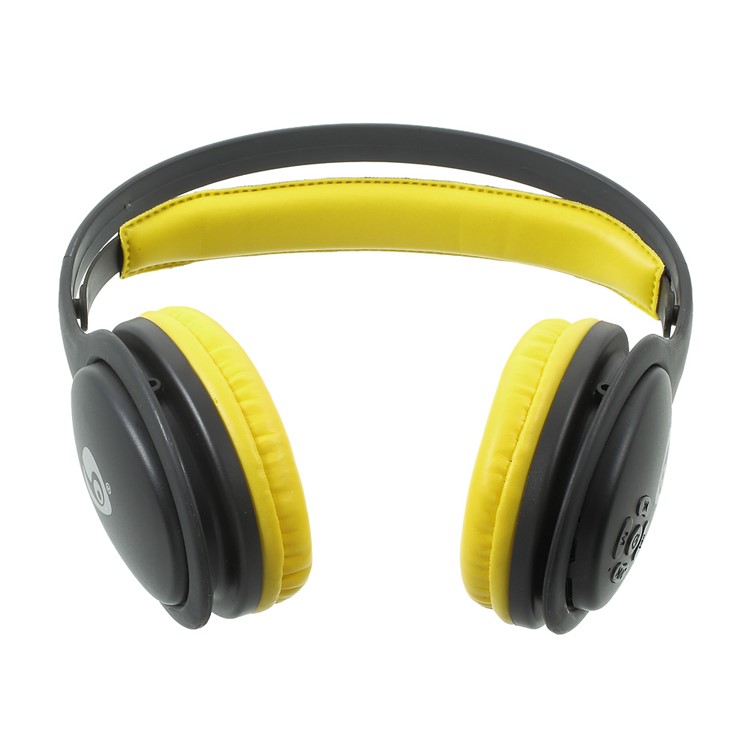 OVLENG Over-ear Mega Bass Bluetooth 4.1 Headset Support Microphone /TF Card/FM MX555 (CE,RoHS) - Black / Yellow-4