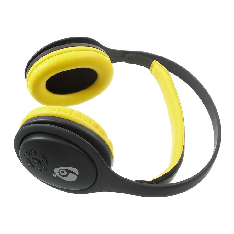 OVLENG Over-ear Mega Bass Bluetooth 4.1 Headset Support Microphone /TF Card/FM MX555 (CE,RoHS) - Black / Yellow-5