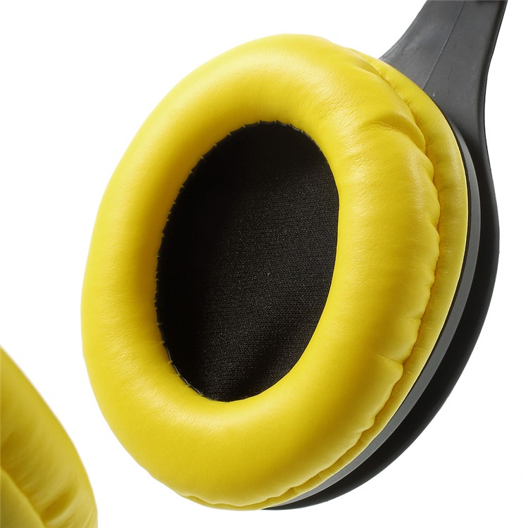 OVLENG Over-ear Mega Bass Bluetooth 4.1 Headset Support Microphone /TF Card/FM MX555 (CE,RoHS) - Black / Yellow-7