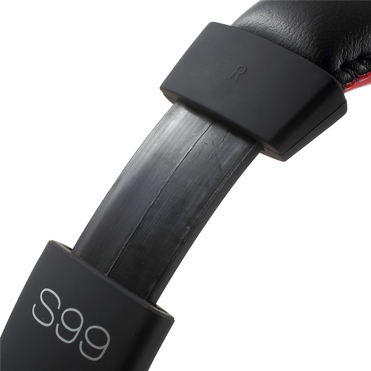 OVLENG S99 Over-ear Stereo Bluetooth 4.1 Headset Headphone with Mic Support TF Card/FM - Black / Red-10