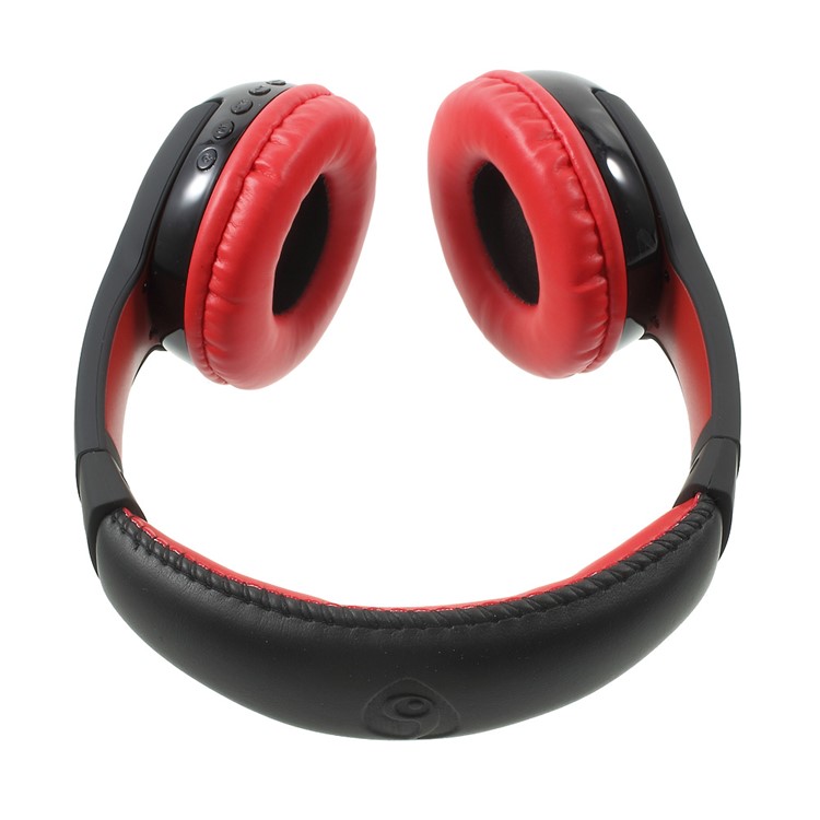 OVLENG S99 Over-ear Stereo Bluetooth 4.1 Headset Headphone with Mic Support TF Card/FM - Black / Red-7