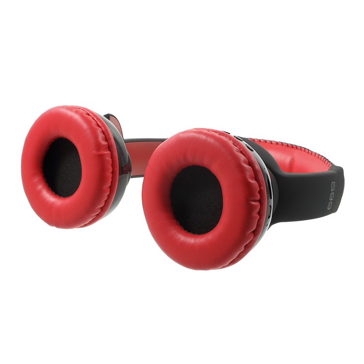 OVLENG S99 Over-ear Stereo Bluetooth 4.1 Headset Headphone with Mic Support TF Card/FM - Black / Red-8