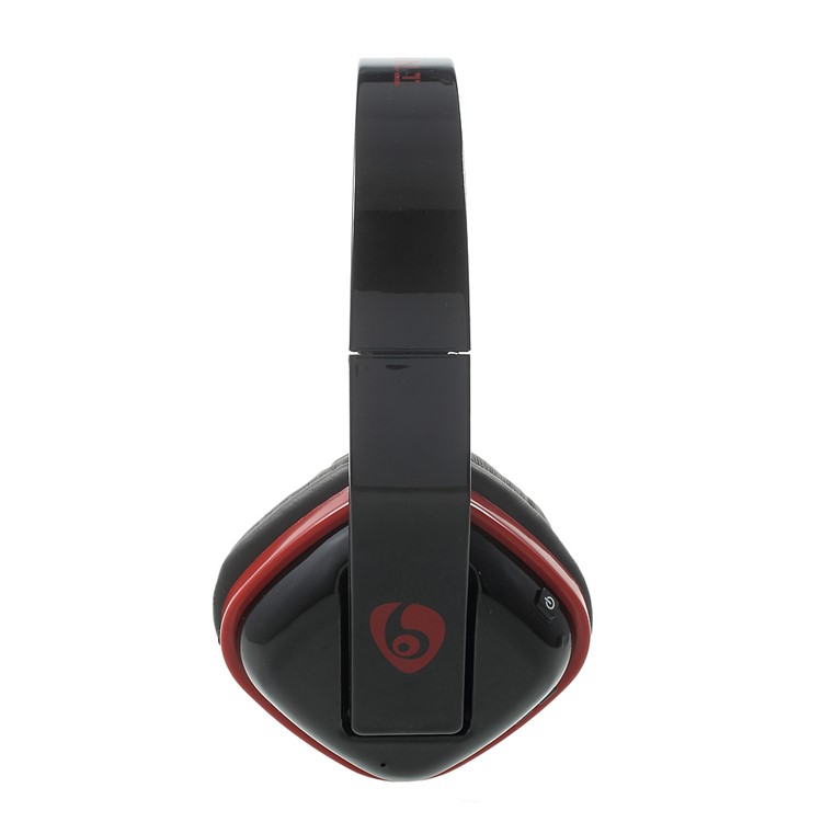OVLENG MX222 Stereo Bluetooth Headset Support Microphone/AUX-in/TF Card/FM for iPhone Samsung - Black / Red-3