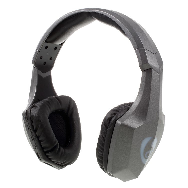 OVLENG S33 Wireless Bluetooth Over-ear Headset Headphone with Mic Support TF Card - Grey-1