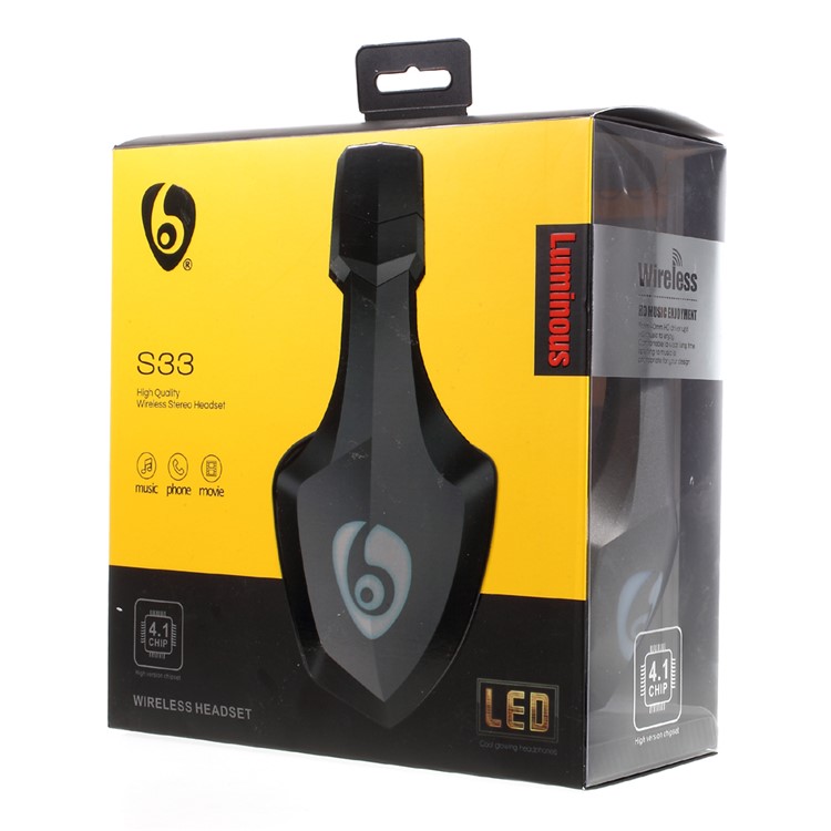 OVLENG S33 Wireless Bluetooth Over-ear Headset Headphone with Mic Support TF Card - Grey-10