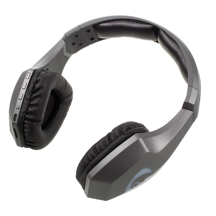 OVLENG S33 Wireless Bluetooth Over-ear Headset Headphone with Mic Support TF Card - Grey-8