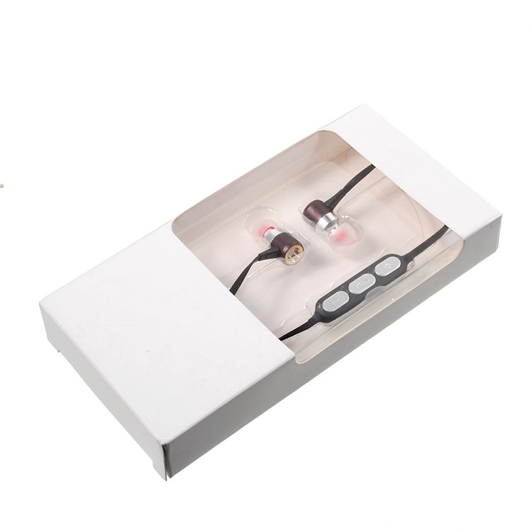 D2 Bluetooth 4.1 Stereo In-ear Sports Earphone with Mic & Line-in Control - Black-6