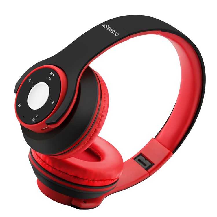 OHYEAH OY5 Bluetooth Headset Headphone with Microphone Support FM Radio, Micro SD Player - Black-2