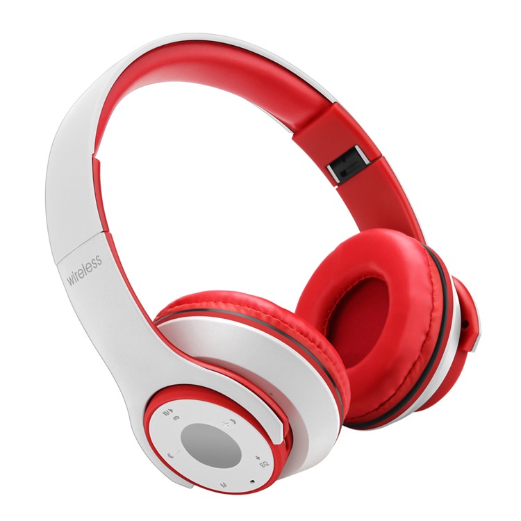 

OHYEAH OY5 Bluetooth Headphone Headset with Microphone Support FM Radio, Micro SD Player - White