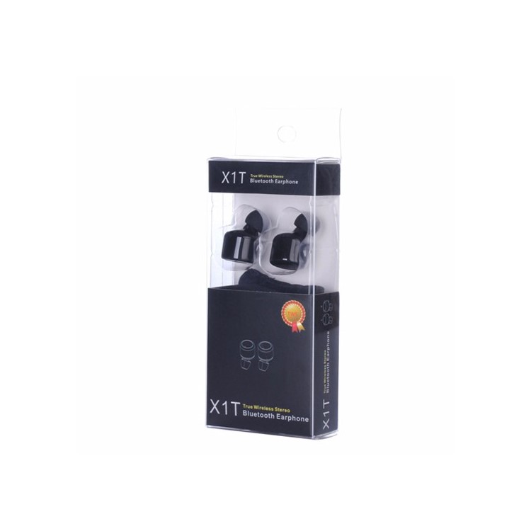 X1T Mini Invisible Earphones Wireless Bluetooth V4.2 Stereo Music In-ear Headset with Mic - Black-11