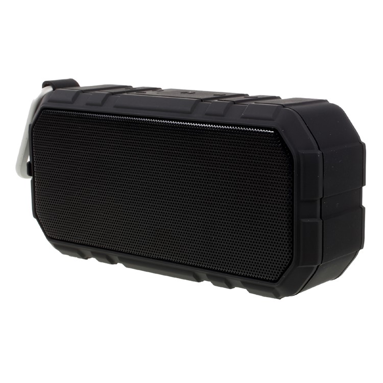 X19 2-In-1 Portable Outdoor Bluetooth Speaker Support TF Card/AUX-in + 4000mAh Power Bank - Black-4