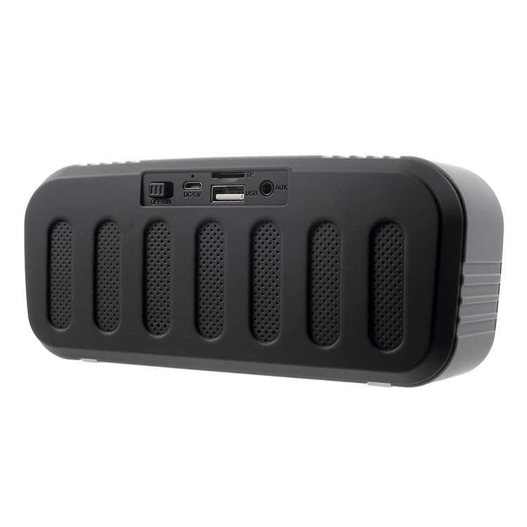 NEWRIXING NR-2013 Outdoor Bluetooth Speaker, Support Aux-in/FM Radio/TF Card etc - Black-4