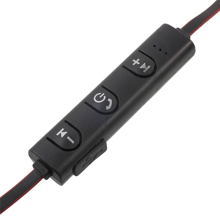 AMW-810 Bluetooth Sport Headphone In-Ear Stereo Earphone Headset for iPhone Samsung - Red-4