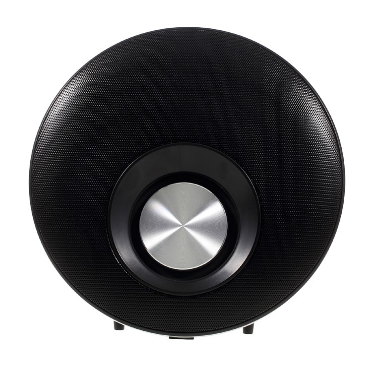 Q5 Round Shape Mega Bass Bluetooth Speaker with Mic Support TF Card - Black-4