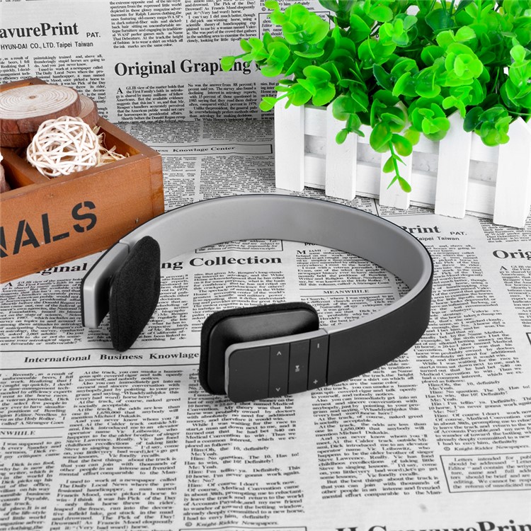 LC-8200 Wireless Bluetooth Stereo Headset Earphone with Microphone - Black-3