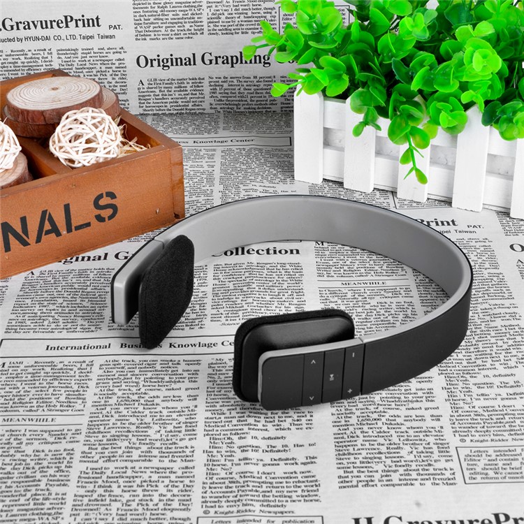 LC-8200 Wireless Bluetooth Stereo Headset Earphone with Microphone - Black-6