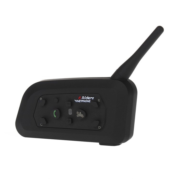 2 Sets V6C Football Referee Intercom Headset 1000M Full Duplex Bluetooth Interphone - US Plug-2