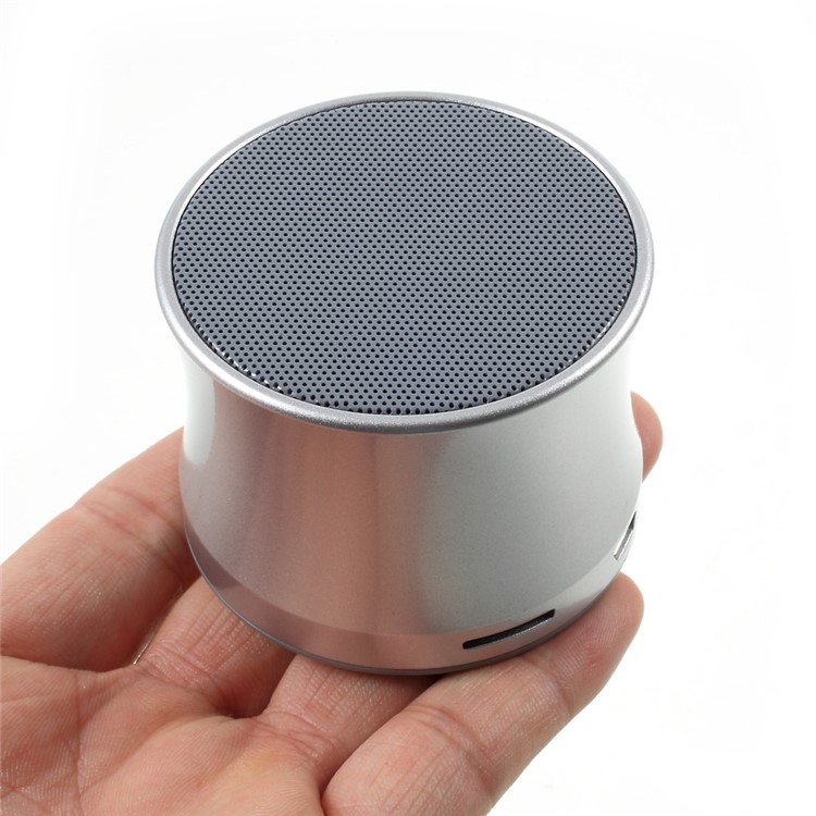 KS-01 Mini Bluetooth Speaker Support Hands-free Phone Calls and TF Card - Silver-11