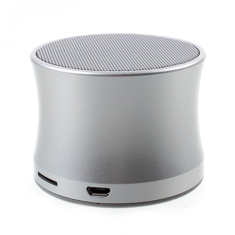 KS-01 Mini Bluetooth Speaker Support Hands-free Phone Calls and TF Card - Silver-2