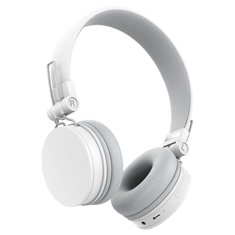 ROCK HB10 Bluetooth 4.0 Headphone Stereo Hands-free Earphone with Mic/3.5mm Jack for iPhone Samsung Etc - White-1