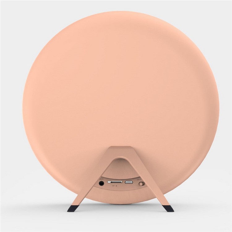 F6 12W Fabric Desktop Bluetooth 4.1 Speaker Support Hands-free Call / TF Card / AUX-in Built-in Stand - Pink-5