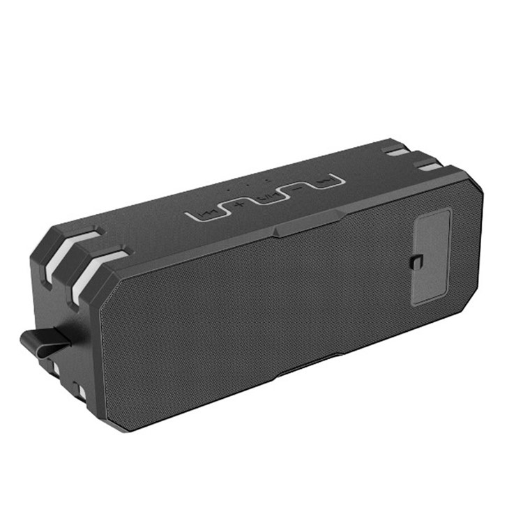 F4 Outdoor Portable IP65 Waterproof Stereo Bluetooth Speaker with Mic/TF Slot/3.5mm Port - Black-1