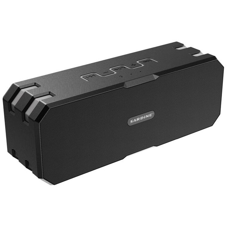 F4 Outdoor Portable IP65 Waterproof Stereo Bluetooth Speaker with Mic/TF Slot/3.5mm Port - Black-2