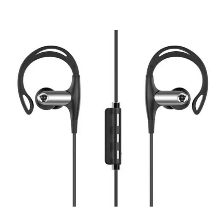 FSHANG S7 Bluetooth Outdoor Sports Headphone Ear-hook Design HiFi Headset with Mic - Black-2