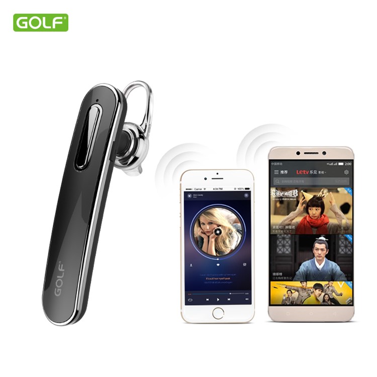 GOLF B6 Single Stereo Wireless Earphone Bluetooth 4.1 In-ear Headphone for iPhone 7 - Black-2