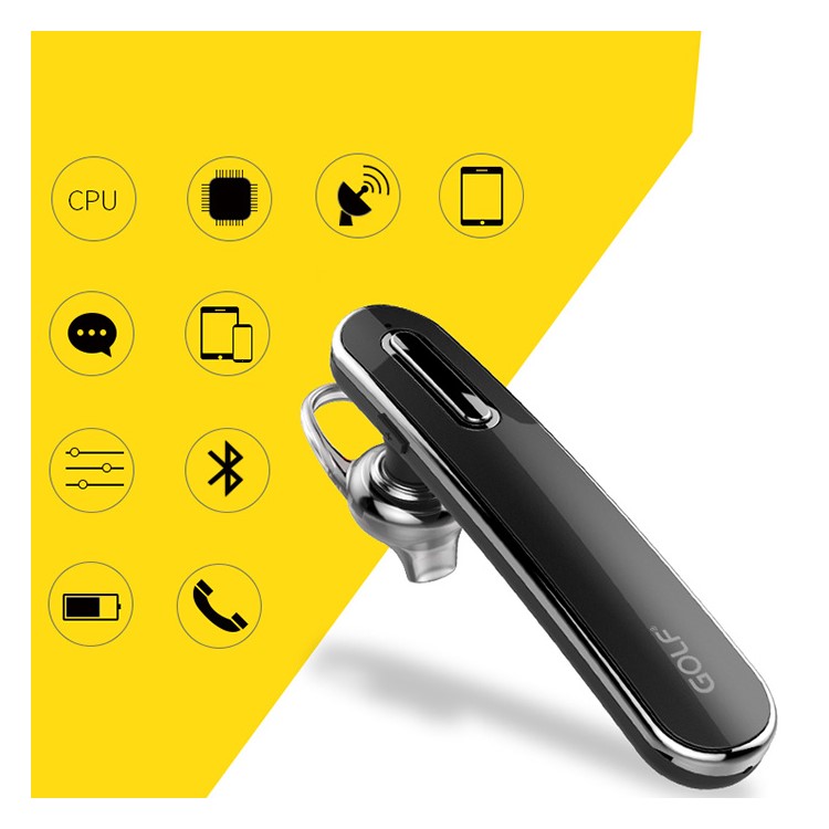 GOLF B6 Single Stereo Wireless Earphone Bluetooth 4.1 In-ear Headphone for iPhone 7 - Black-3