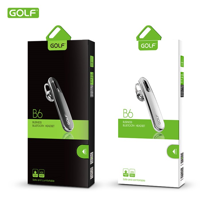 GOLF B6 Single Stereo Wireless Earphone Bluetooth 4.1 In-ear Headphone for iPhone 7 - Black-7