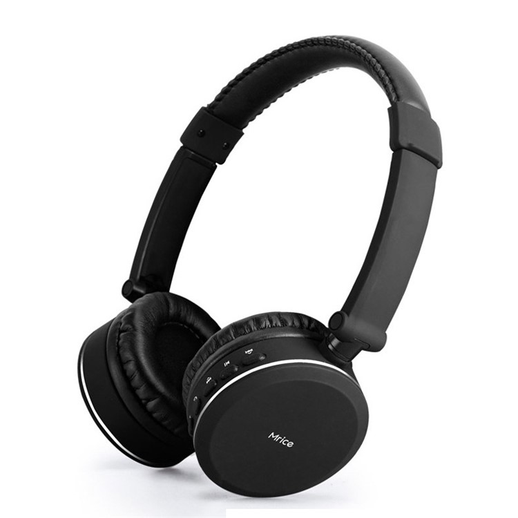 MRICE 880 Wireless Bluetooth 4.0 HIFI Stereo Headphone With Mic - Black-1