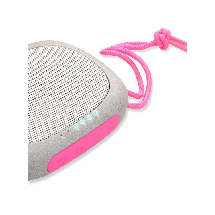 IRISTIME PalmBox P1 Mini Pocket Outdoor Bluetooth Speaker 2600mAh Power Bank - Rose-2