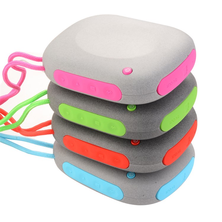 IRISTIME PalmBox P1 Mini Pocket Outdoor Bluetooth Speaker 2600mAh Power Bank - Rose-6
