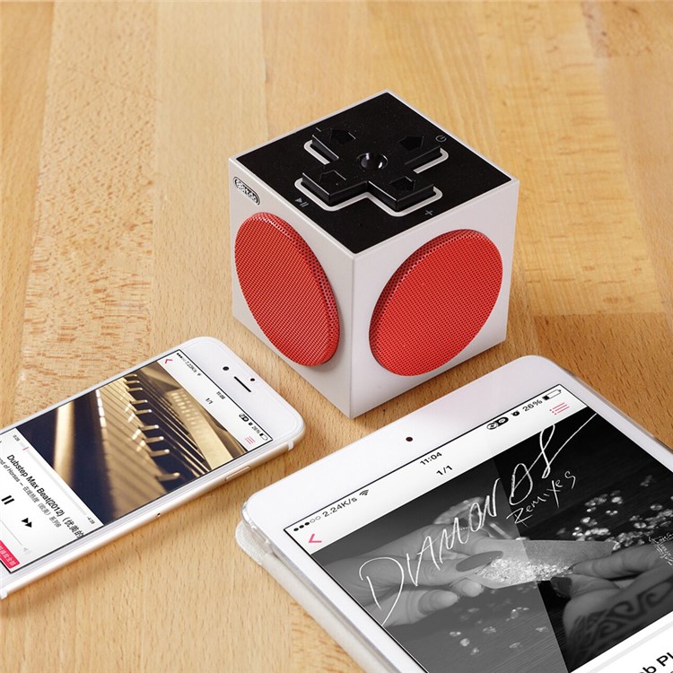 8BITDO Classic Cube Bluetooth Speaker Home and Outdoor Hands-free Loudspeaker for iPhone Samsung Etc-14